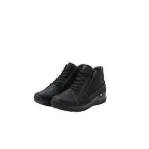 NEW WOLKY women's why shoes in black nubuck