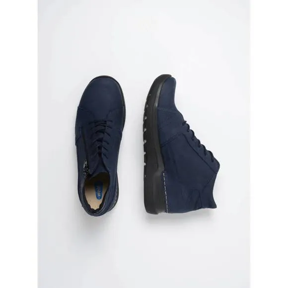 NEW WOLKY women's why shoes in blue nubuck