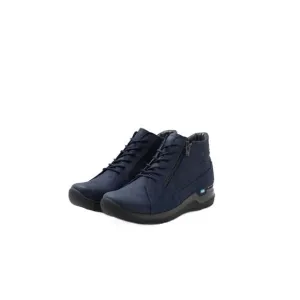 NEW WOLKY women's why shoes in blue nubuck