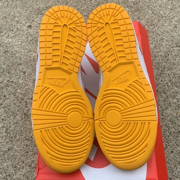 NEW Women Nike Dunk Low Orange University Gold 8.5 Women 7 Men
