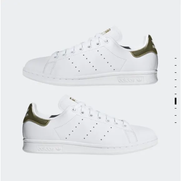 New Women’s Adidas Original Stan Smith Cloud White/Gold NIB. Price is firm
