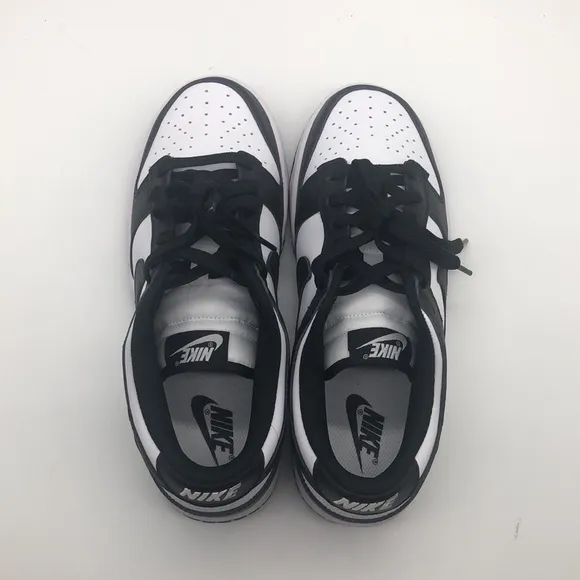 New Women’s Nike Dunk Low Black/White “Panda” DD1503-101 NWOB