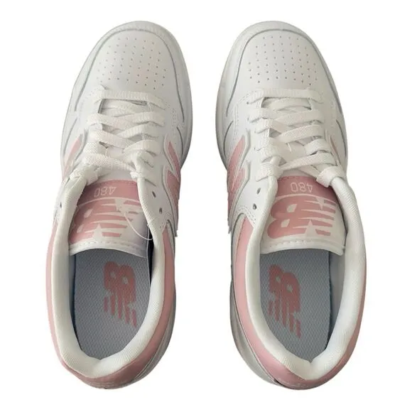 New Balance 480 White Pink BB80 Sneakers BB480LOP Women’s Size 8 Men’s Size 6.5