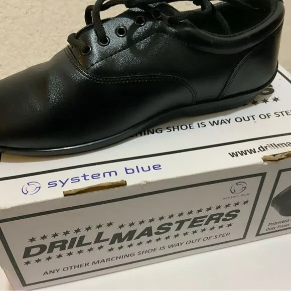 NEW DrillMasters Black Band Marching Shoes Unisex Size 11 Mens 13 Womens
