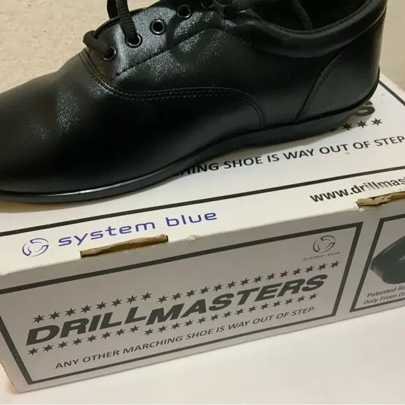 NEW DrillMasters Black Band Marching Shoes Unisex Size 11 Mens 13 Womens