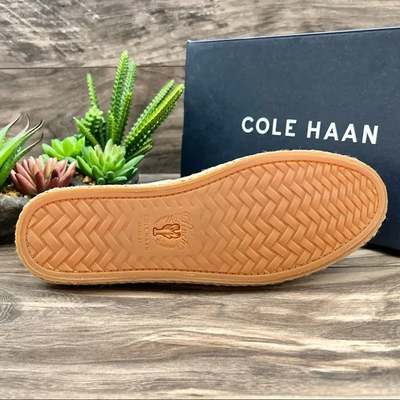 NIB Cole Haan Cloud 3Eye Espadrille Loafer Oxford Boat Shoes Perforated 8B
