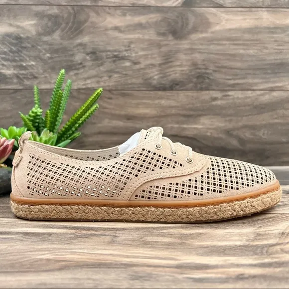 NIB Cole Haan Cloud 3Eye Espadrille Loafer Oxford Boat Shoes Perforated 8B