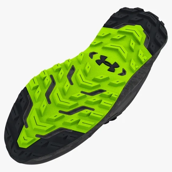 NIB Men’s Under Armour Charged Bandit Trail 3 Black Gray Camo Running Shoes