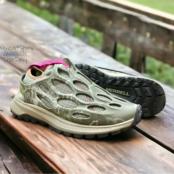 NIB Merrell Hydro Runner Water Trail Hiking Shoes Sneaker Lichen