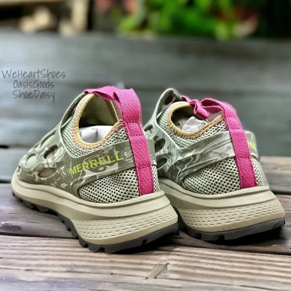 NIB Merrell Hydro Runner Water Trail Hiking Shoes Sneaker Lichen