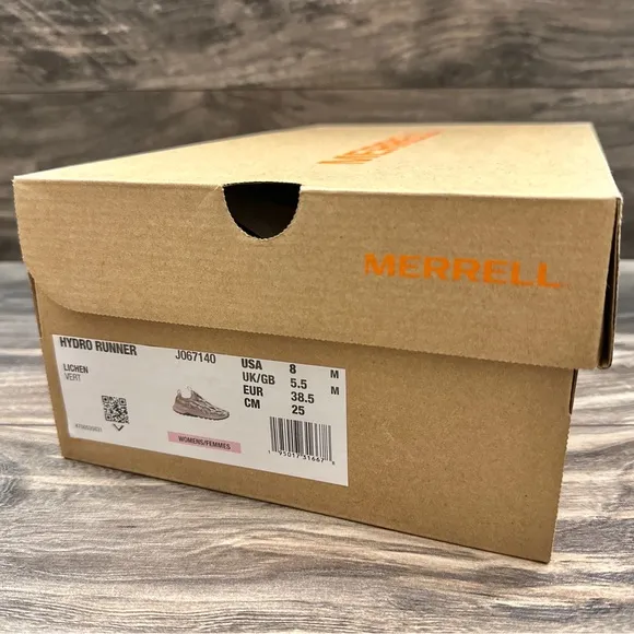 NIB Merrell Hydro Runner Water Trail Hiking Shoes Sneaker Lichen