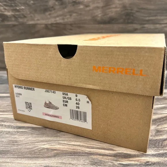 NIB Merrell Hydro Runner Water Trail Hiking Shoes Sneaker Lichen