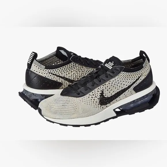 NIB Nike Air Max Flyknit Racer Women’s Shoes 7.5 Sesame/Black-OceanCube