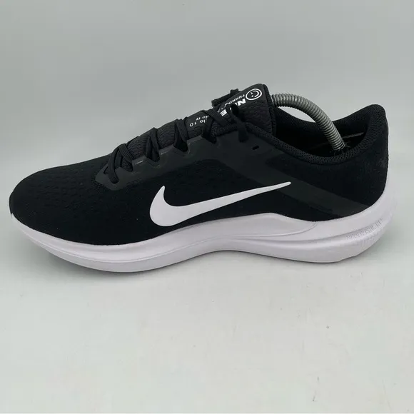 NIB! 👞 Nike Air Winflo 10 Black White LaceUp Low Top Running Shoes - M/10.5-W/12