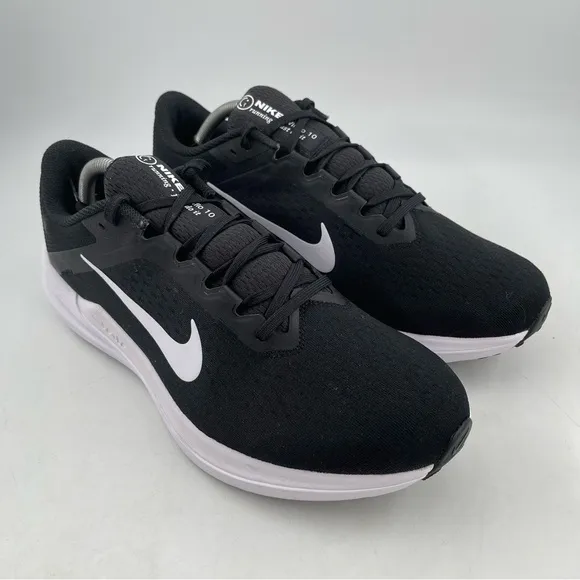 NIB! 👞 Nike Air Winflo 10 Black White LaceUp Low Top Running Shoes - M/10.5-W/12