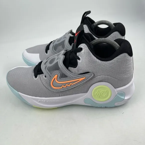 NIB Nike 👞 Unisex Adult KD Trey 5X Grey Orange Basketball Shoes- Sizes M/8-W/9.5