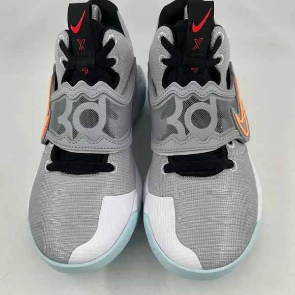 NIB Nike 👞 Unisex Adult KD Trey 5X Grey Orange Basketball Shoes- Sizes M/8-W/9.5