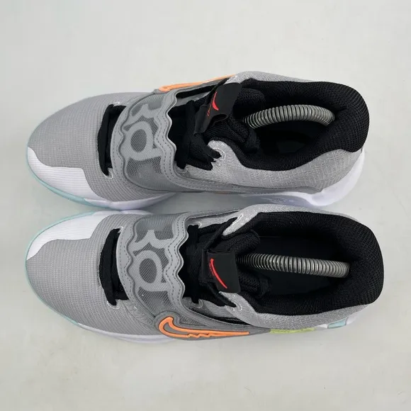 NIB Nike 👞 Unisex Adult KD Trey 5X Grey Orange Basketball Shoes- Sizes M/8-W/9.5