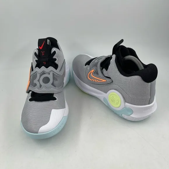 NIB Nike 👞 Unisex Adult KD Trey 5X Grey Orange Basketball Shoes- Sizes M/8-W/9.5