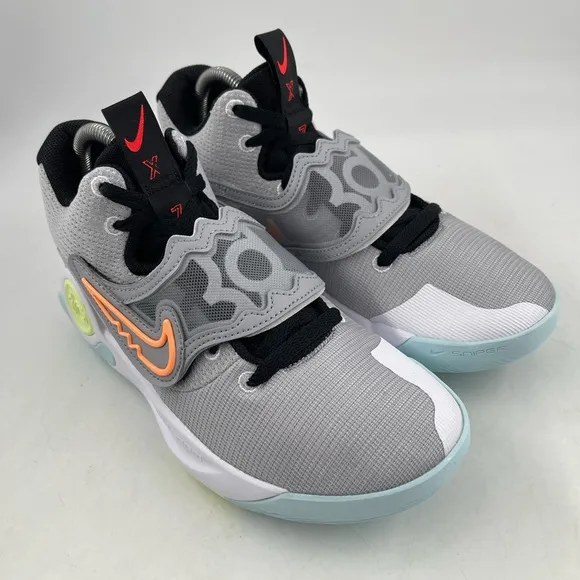 NIB Nike 👞 Unisex Adult KD Trey 5X Grey Orange Basketball Shoes- Sizes M/8-W/9.5