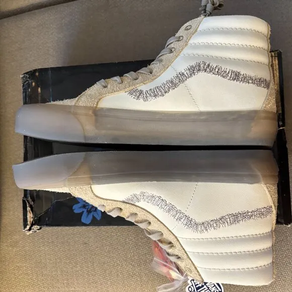 NIB | VANS x Rokit Sk8-Hi 38 DX Shoe Canvas Suede Skate Beige Men's 10
