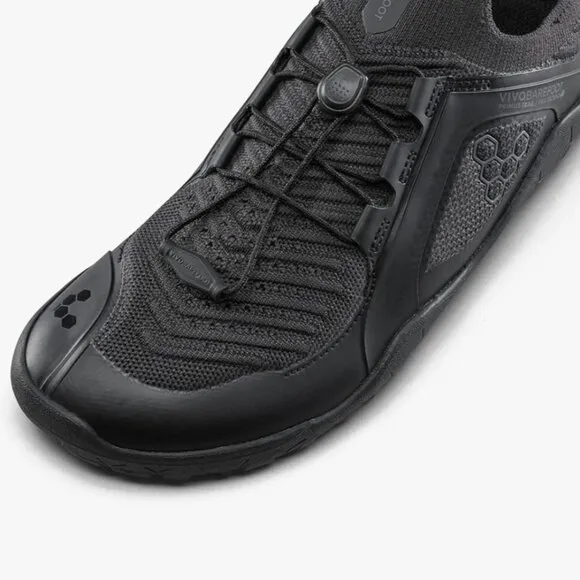 NIB Vivobarefoot Primus Trail Knit FG Mens, Obsidian Black, 10