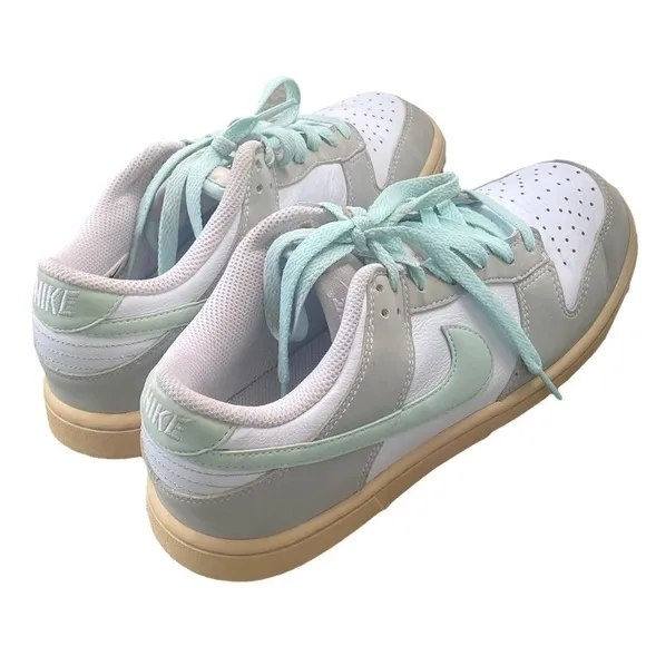 NIKE AIR DUNK NG LOW CLEAT GOLF SHOES Grey Mint Women’s size 6.5 ECU