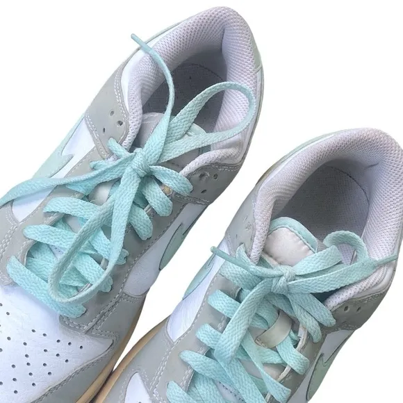 NIKE AIR DUNK NG LOW CLEAT GOLF SHOES Grey Mint Women’s size 6.5 ECU