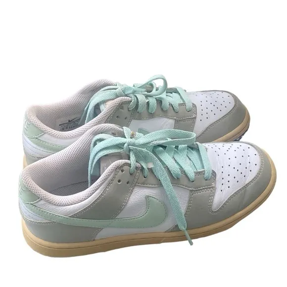NIKE AIR DUNK NG LOW CLEAT GOLF SHOES Grey Mint Women’s size 6.5 ECU