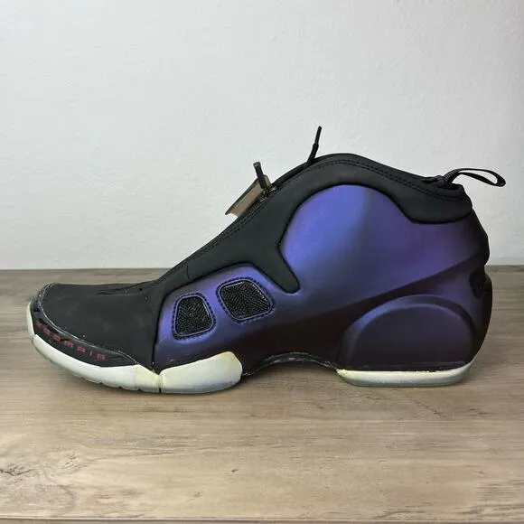 Nike Air Flightposite 2 Eggplant Dark Purple Dust Black Men’s Size 10 CD7399-500