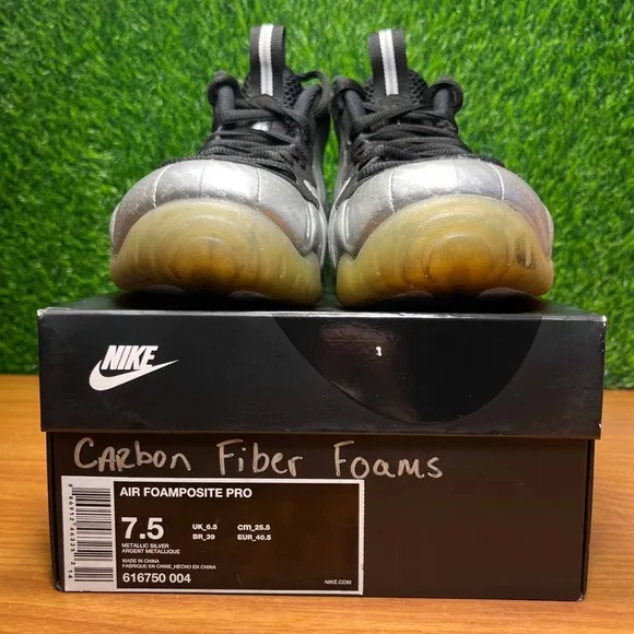 Nike Air Foamposite Pro Silver Surfer Black 2017