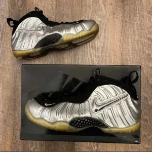Nike Air Foamposite Pro Silver Surfer Black 2017