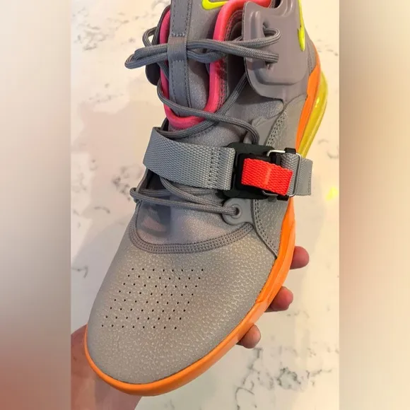 Nike Air Forcé 270 Men’s SZ.13 Sherbert Gray/Orange Shoes AH6772-007 New