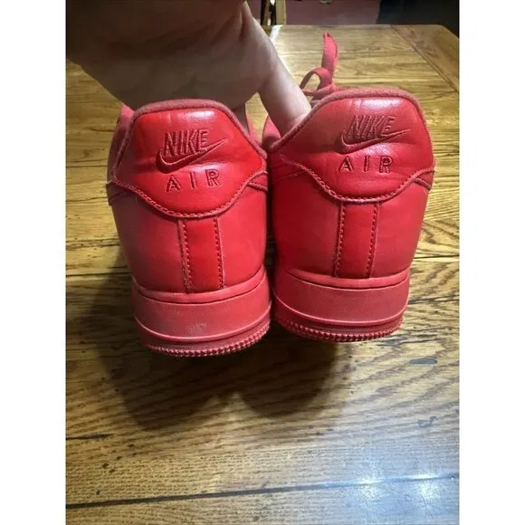 Nike Air Force 1 '07 LV8 Low Triple Red CW6999-600 Men’s Size 10.5