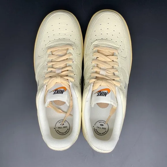 Nike Air Force 1 ‘07 LX Coconut Milk Lemon Wash Shoes Women’s Sz 8.5