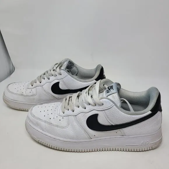Nike Air Force 1 ‘07 Shoes White Black CT2302-100 Men’s Sneakers Size 11.5 AF1