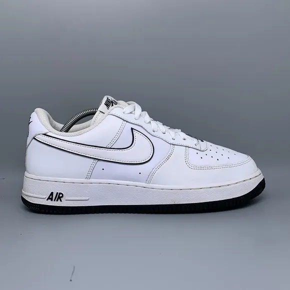 Nike Air Force 1 ‘07 White Black Shoes Men’s Sz 10.5