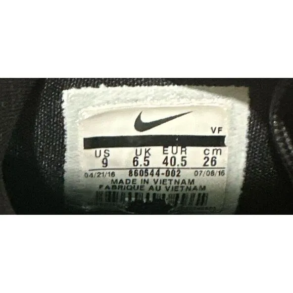 Nike Air Force 1 Black Gum 2016 Size 9‎ EU 40.5 EUC