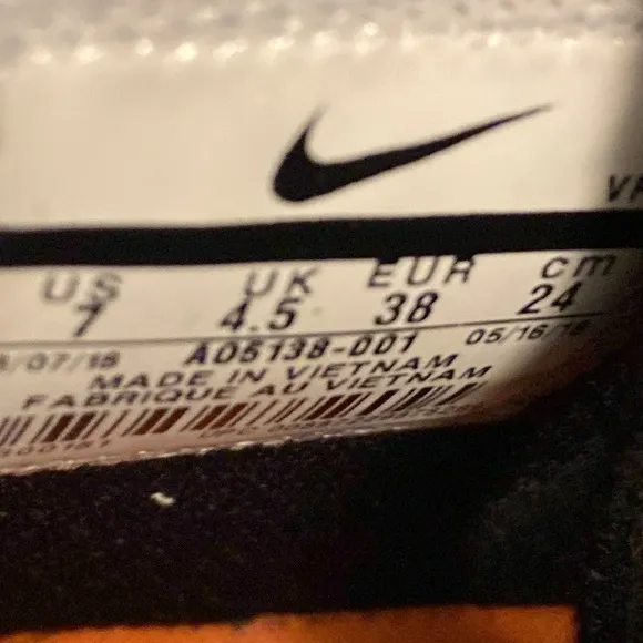 Nike Air Force 1 Hi Lx Just Do It Pack Black shoes AO5138 -001 Women’s 7