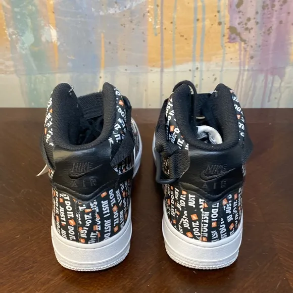 Nike Air Force 1 Hi Lx Just Do It Pack Black shoes AO5138 -001 Women’s 7
