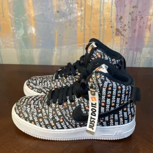 Nike Air Force 1 Hi Lx Just Do It Pack Black shoes AO5138 -001 Women’s 7