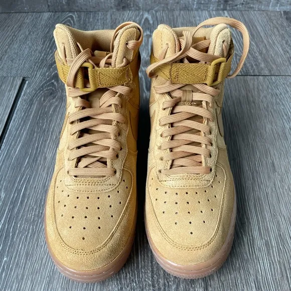 Nike Air Force 1 High LV8 3 Wheat Shoes GS