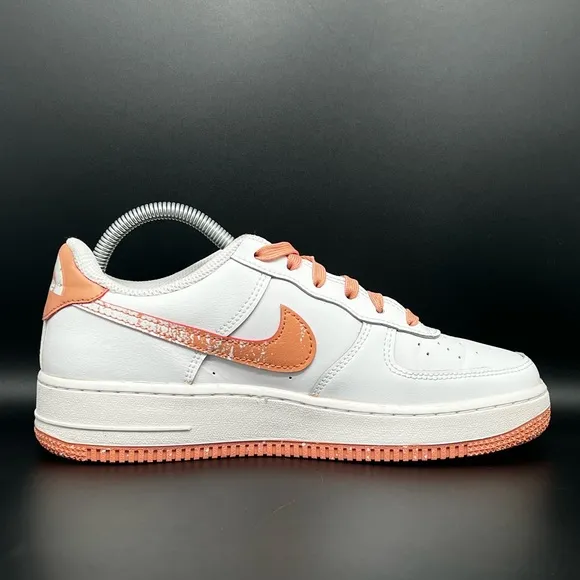 Nike Air Force 1 LV8 Low White / Root Speckled Shoes Men’s Sz 7 / Women’s 8.5