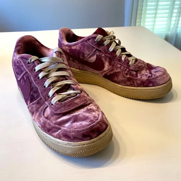 Nike Air Force 1 LV8 Velvet Tea Berry 849345-601 Boys‎ 7Y Girl’s 8.5Y