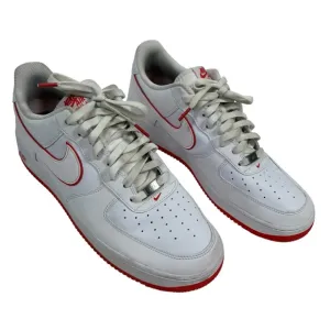 Nike Air Force 1 Mens 13 Low Top Lace Up Sneakers Shoes Orange White Halloween
