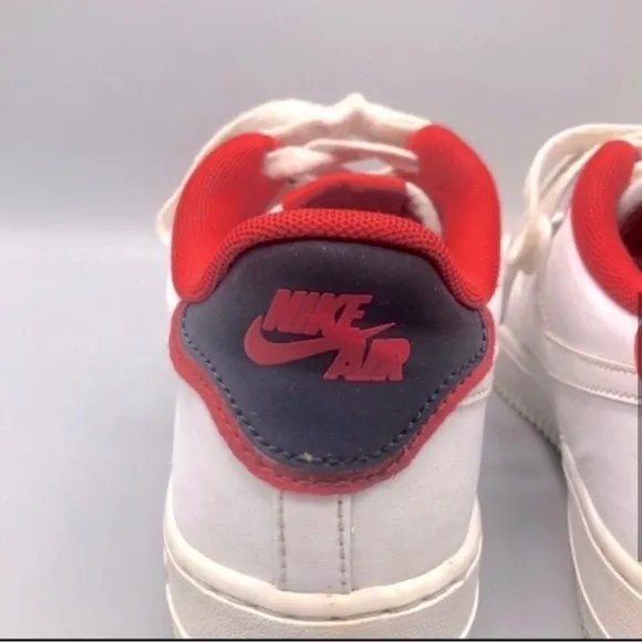 Nike Air Force 1 red Obsidian’ Low Sneakers, size 7 youth, women’s 8.5