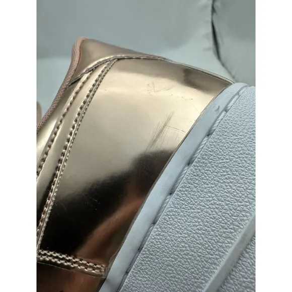 Nike Air Force 1 SP Liquid Metal Rose Gold CQ6566-900 Creases Scuffs Women’s 14