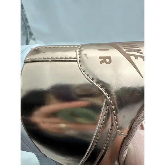 Nike Air Force 1 SP Liquid Metal Rose Gold CQ6566-900 Creases Scuffs Women’s 14