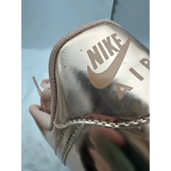 Nike Air Force 1 SP Liquid Metal Rose Gold CQ6566-900 Creases Scuffs Women’s 14
