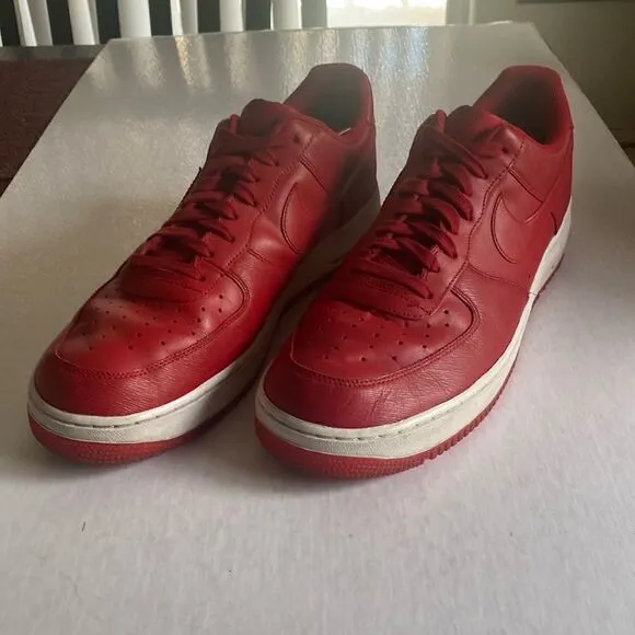 NIKE Air Force 1 Men’s Varsity Red Shoes #315122-606 Size 13